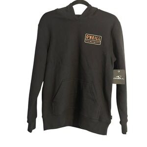 Kids ONeill Black Graphic Pullover Hoodie Since 1952‎ Size L